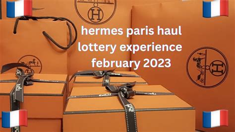 hermes lottery paris
